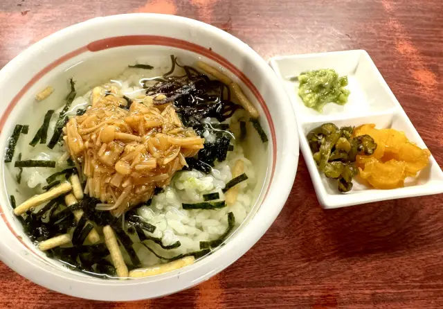 なめたけ茶漬け